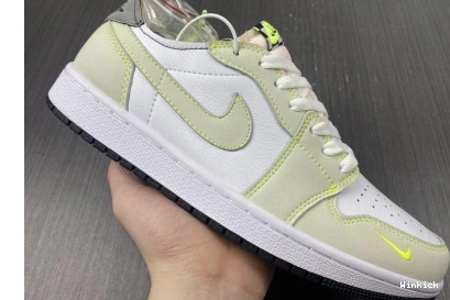 Low DM7837-10R White-Green Nike 1  Jordan  Air 0723